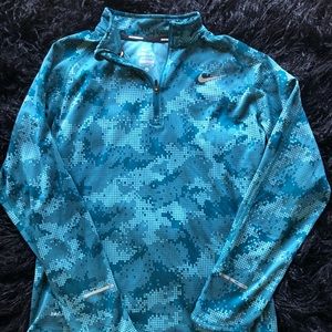 Nike Running Dri Fit Patterned Pullover M/L